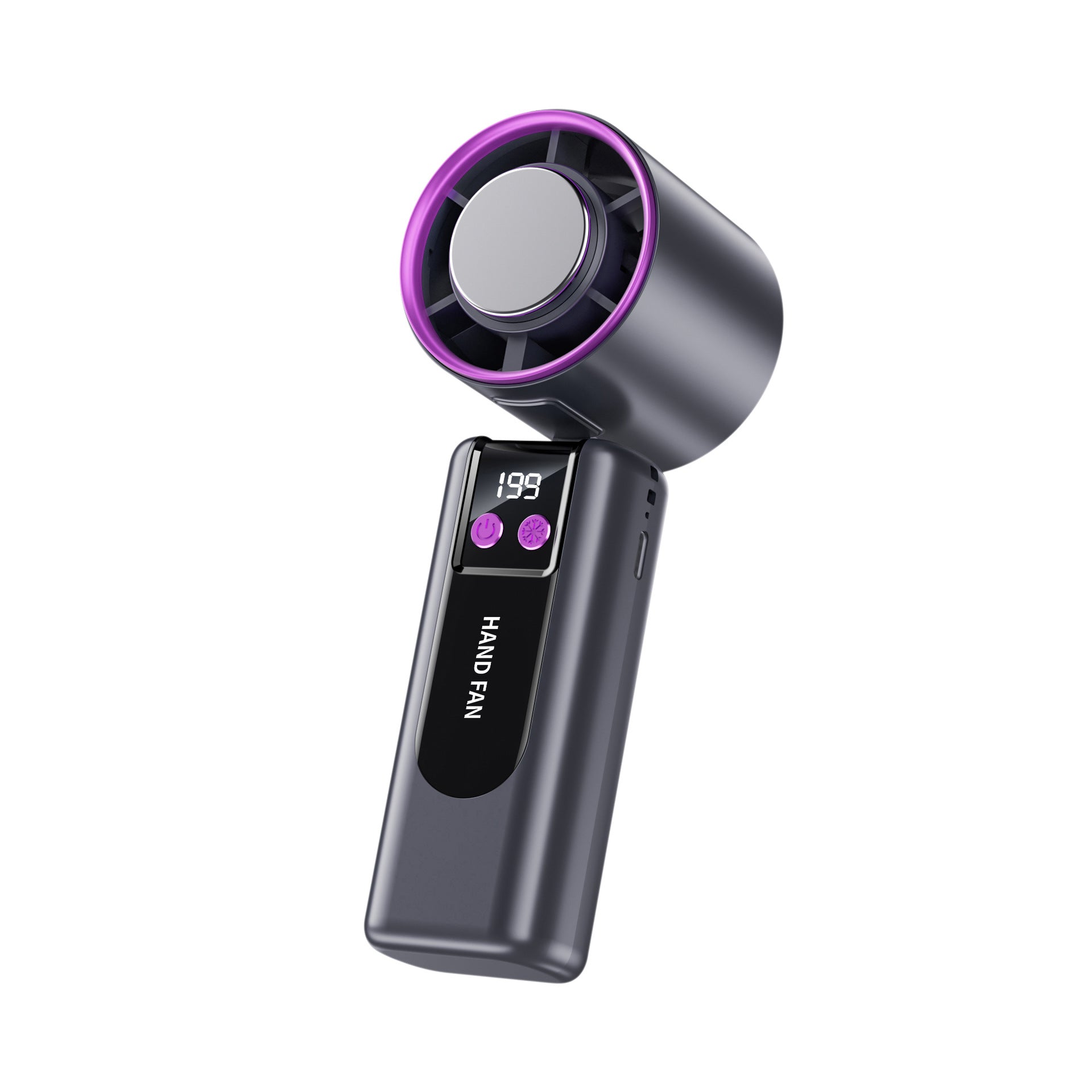 Portable Folding Handheld Fan with Refrigeration Function